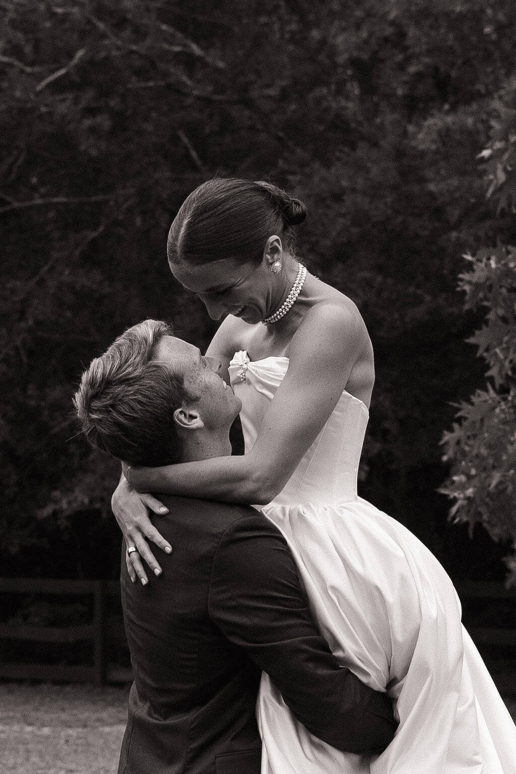 First look between a bride and groom at their Augusta, Georgia wedding